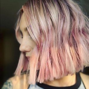 NEW! Goddess glitter hair strands in Venus (pink)